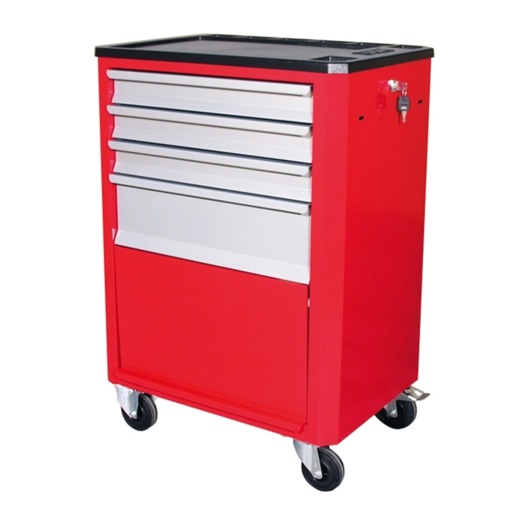 Servante d'Atelier SORI 4 tiroirs + 1 soute avec porte - 6410