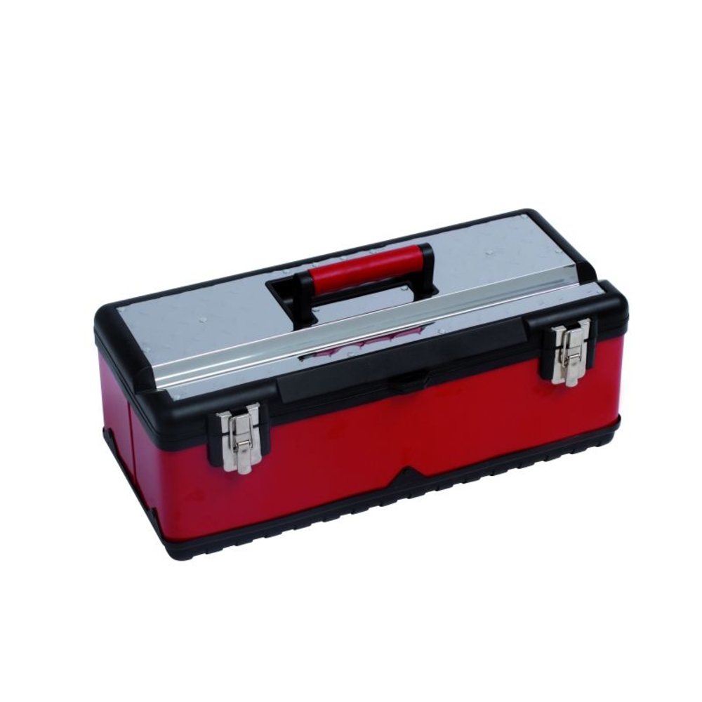 COFFRET BI-MATIÈRE SORI 660X280X220 AVEC PLATEAU ROUGE/NOIR -704226