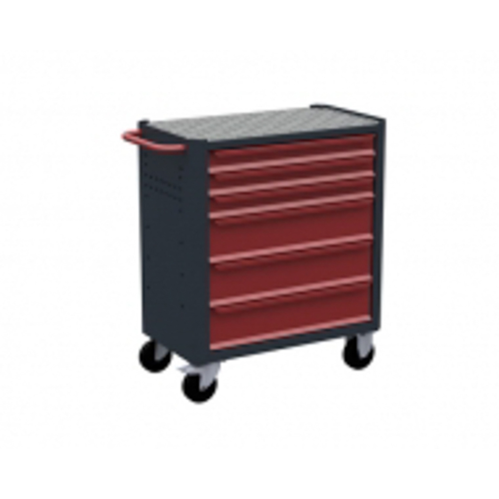 SERVANTE D'ATELIER SORI ROUGE 6 TIROIRS - 7600