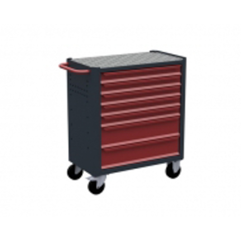 SERVANTE D'ATELIER SORI ROUGE 7 TIROIRS - 7700