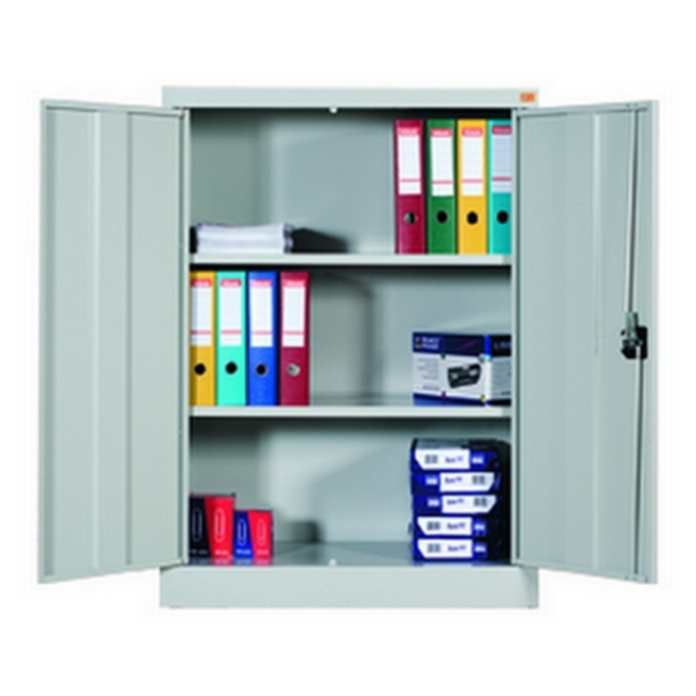 ARMOIRE DE BUREAU BASSE - 2 TABLETTES SORI 900X420X1220 ARMAPRO -ARB12
