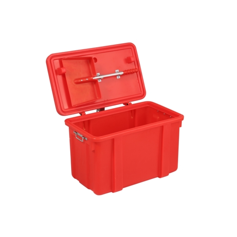 BAC À SABLE SORI 100L ROTOMOULÉ AVEC PELLE INTÉGRÉE DANS COUVERCLE - BS100RO