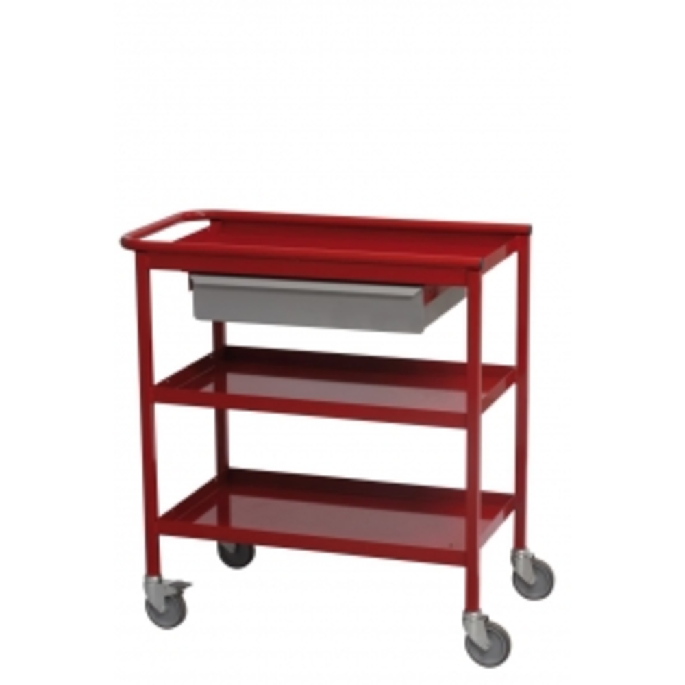 SERVANTE D'ATELIER SORI 3 PLATEAUX + 1 TIROIR - DES700T