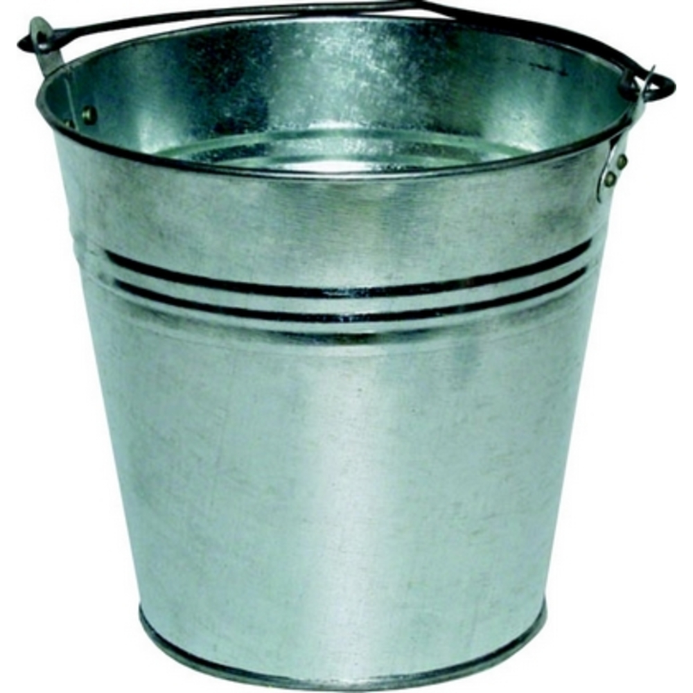 Seau tôle 12L galvanisé SORI - SEG12