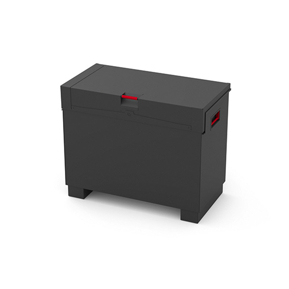 COFFRE SÉCURISÉ SORI NOIR AVEC PIEDS TRAVAUX PUBLIC DIM.1140X600X925 - TPS1165M