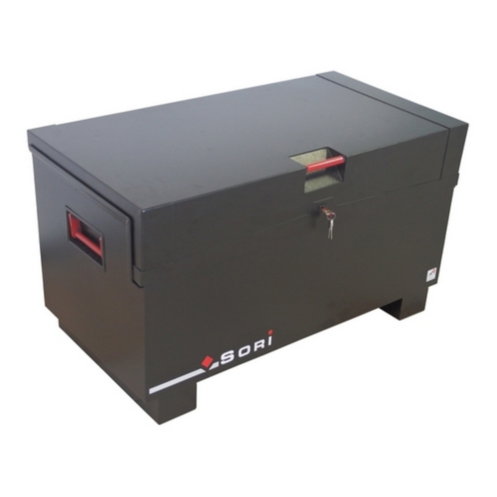 COFFRE SÉCURISÉ SORI NOIR AVEC PIEDS TRAVAUX PUBLIC DIM.1140X600X625 - TPS1165S