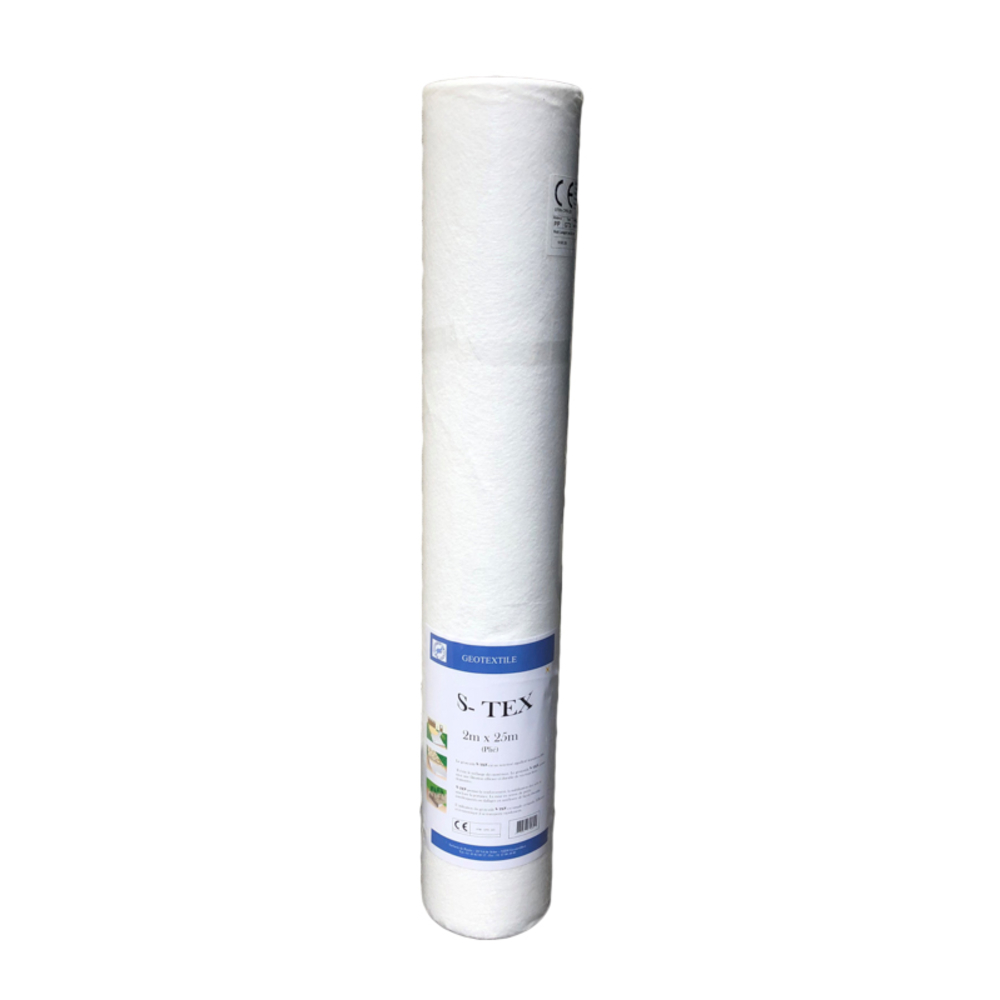 GEOTEXTILE S-TEX 2M X 25M POLYPRO 90GR   IMPUTRESCIBLE