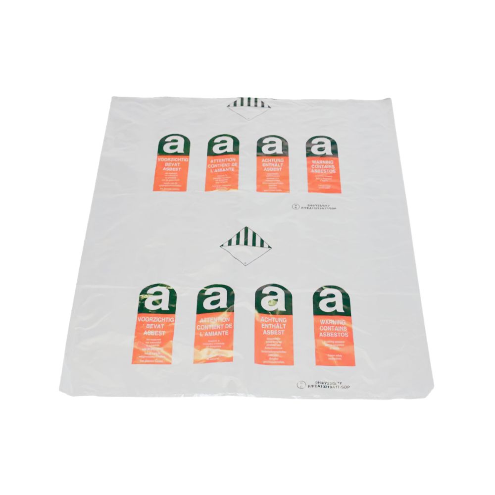 Sac à déchets imprimé amiante 60x80 cm SACHERIE DE PANTIN - SAPEAM700ER