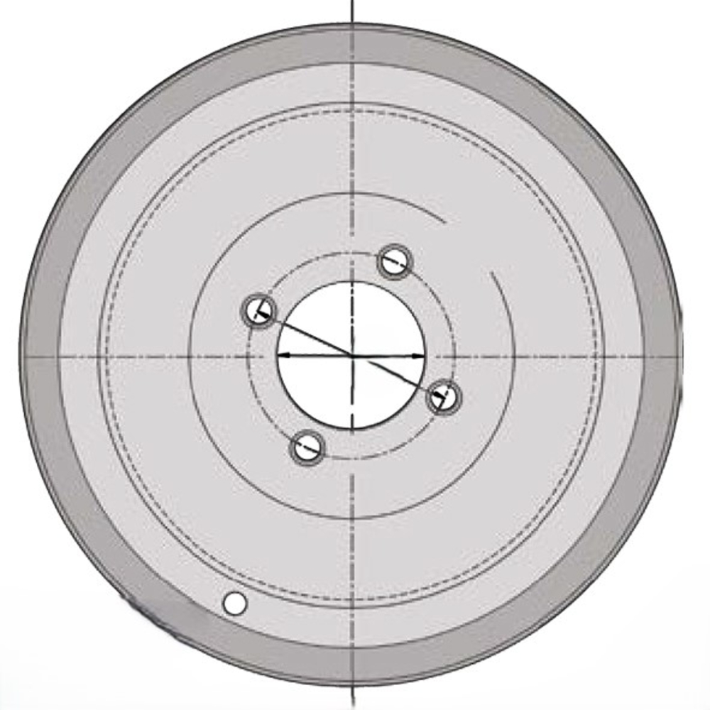 Jante 4.00J13 4P20 85x130 S14 487K 9006 - SONAMIA - R000012