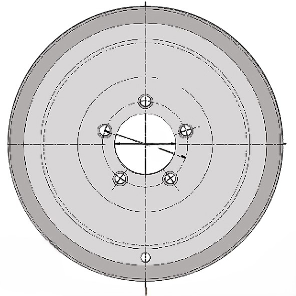 Jante 13.00LB15 A1 5/0 94x140 9006P2 40km/h - SONAMIA - R000789