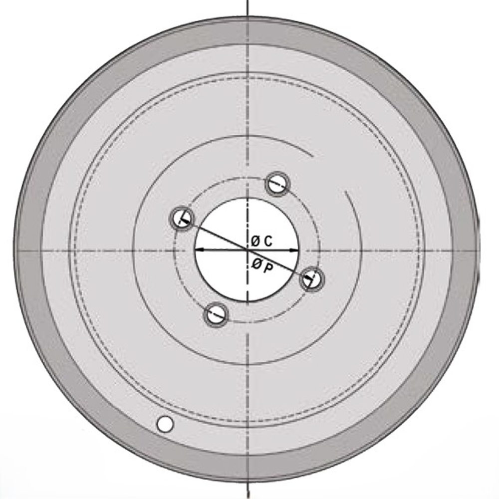 Jante basse creuse 7.00x8 4/0 85x115 rem rte140 km/h div - S000024
