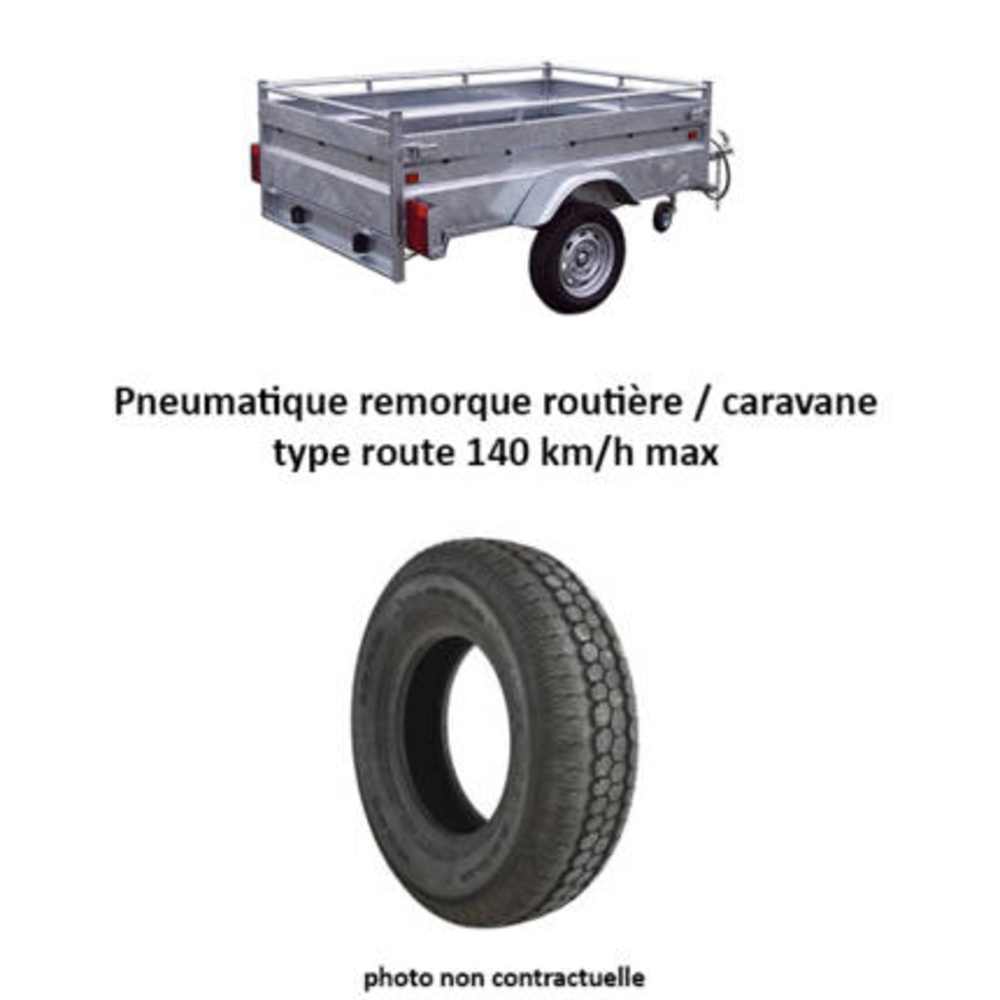Roue complète routier 185/70R13 TL 4P20 85x130 - SONAMIA - S002677