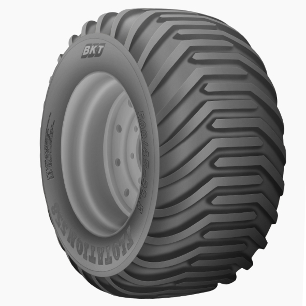 ROUE COMPLETE 500/45 X 22.5/12 TL 8/0 25&40 km/h FL558 BKT