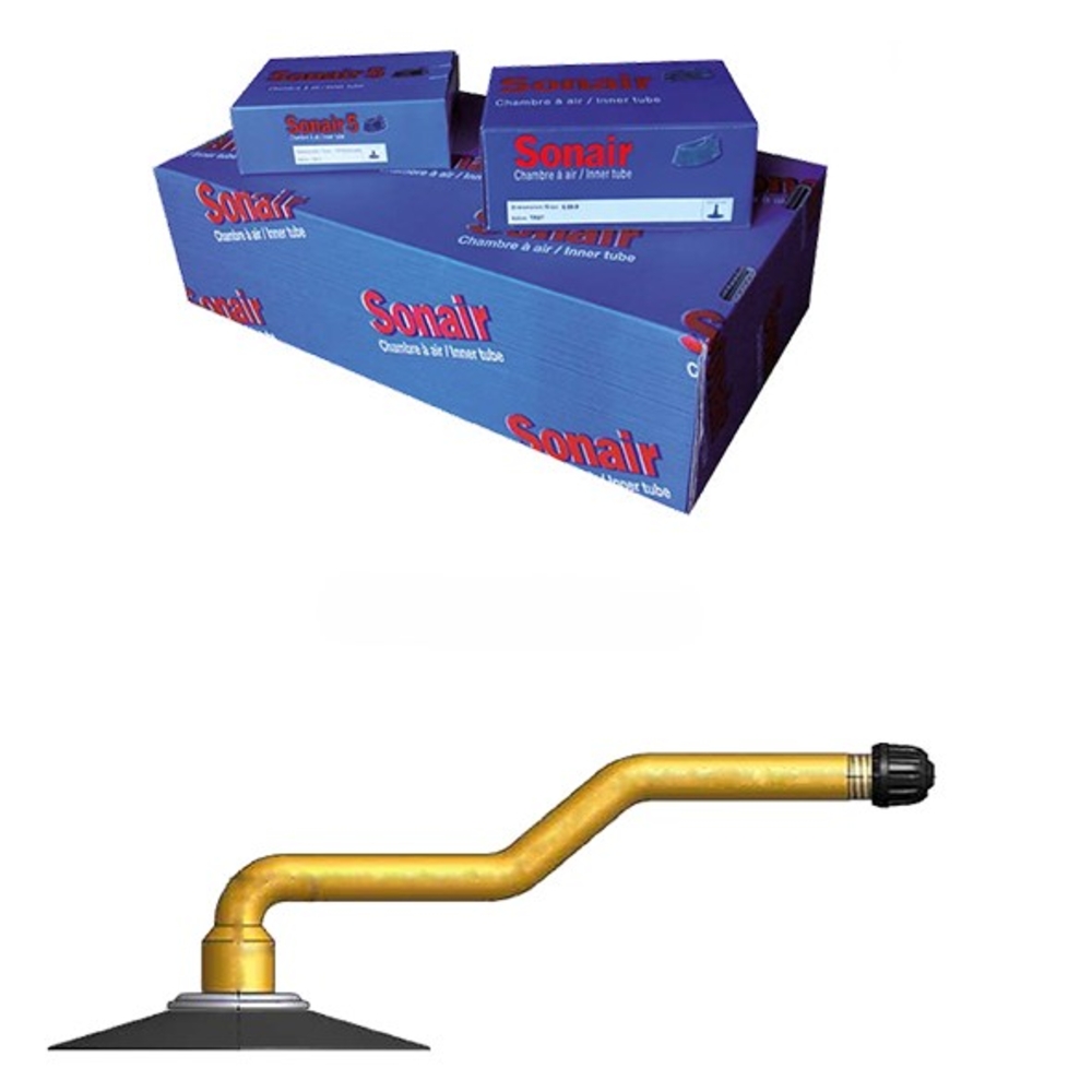 Chambre a air 9.00x16 v3-06-3 bi devissable sonair - S011855