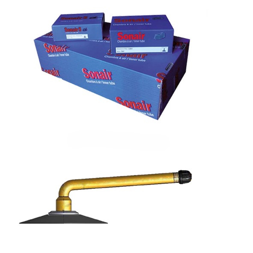 Chambre a air 7.00/8.15-28/9x15 v3-02-10 bi devissable sonair - S011901
