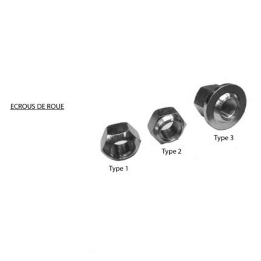 SACHET ECROUS M16x1.5 431401601 x5 - SONAMIA - S018748