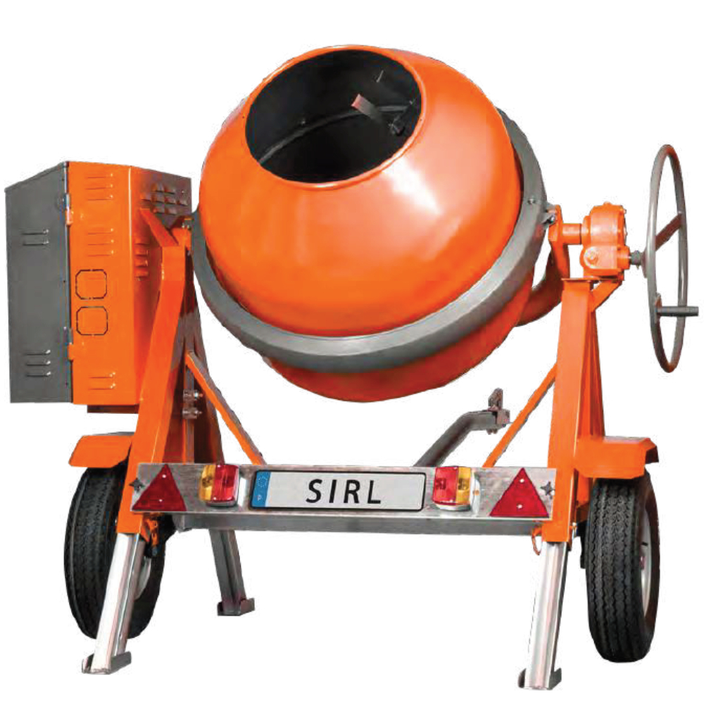 Bétonnière thermique professionnelle SIRL tractable BP400R EVO PLUS Honda GX 160 - B.40898.2005