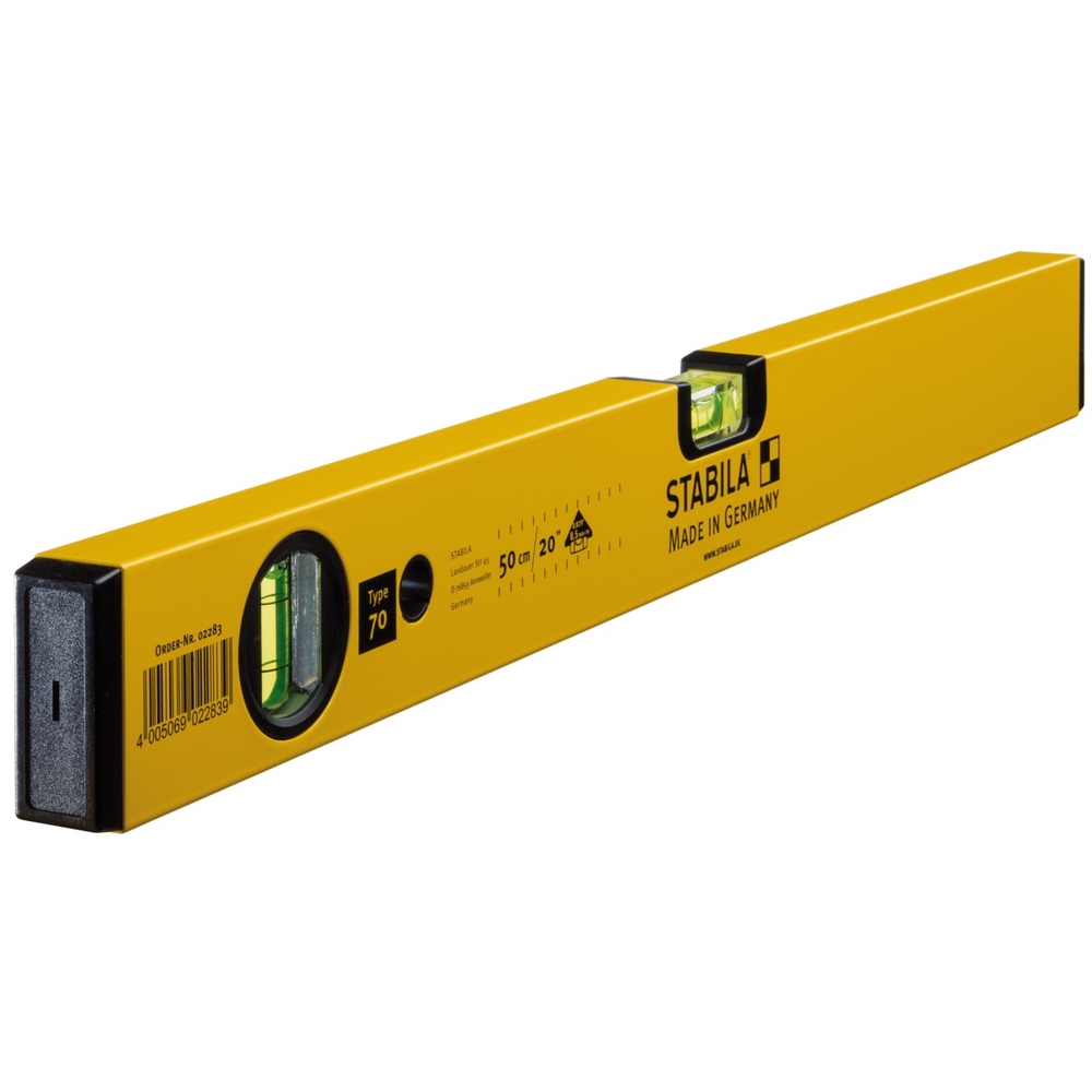 Niveau à bulle STABILA Type 70, 50 cm - 02283