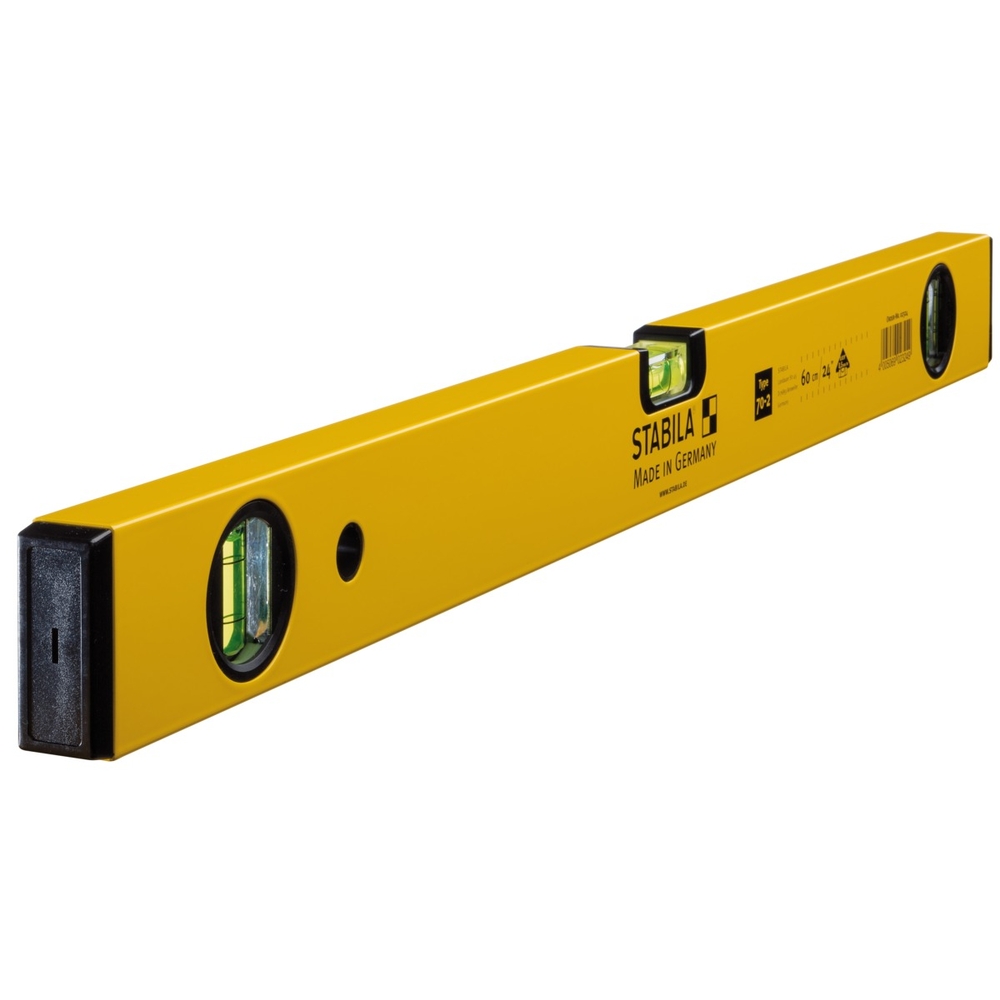 Niveau à bulle STABILA Type 70-2, 60 cm - 02324