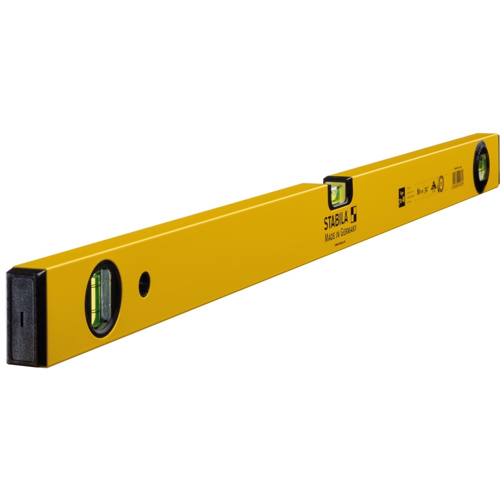 Niveau à bulle STABILA Type 70 W, 80 cm, avec fiole d’angle rotative - 02475