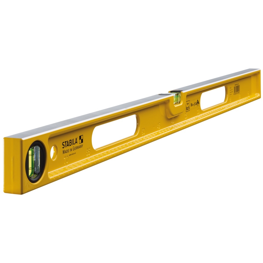 Niveau à bulle STABILA Type 82 S, 80 cm, graduation résistante à l’usure - 02596