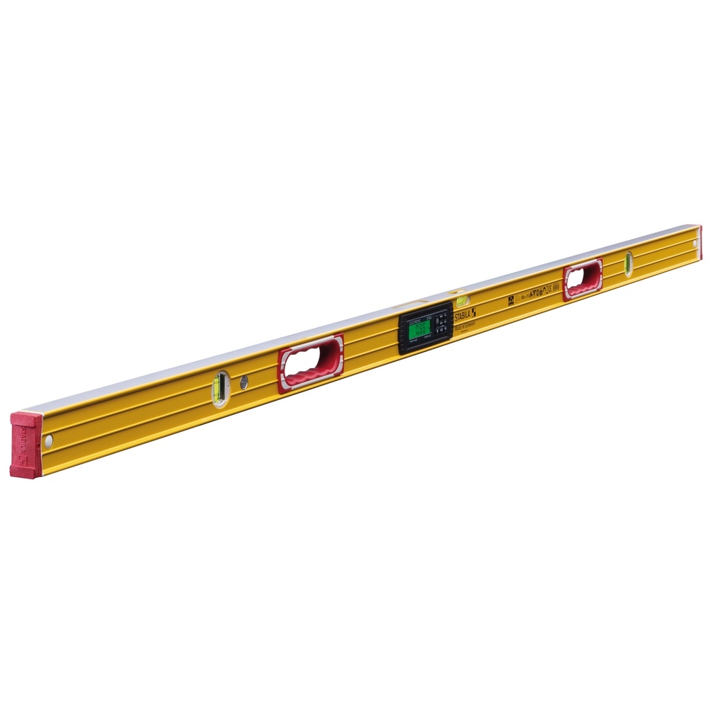 Niveau à bulle électronique STABILA TECH 196 M electronic IP 65, 183 cm, avec système d’aimants aux terres rares - 17707