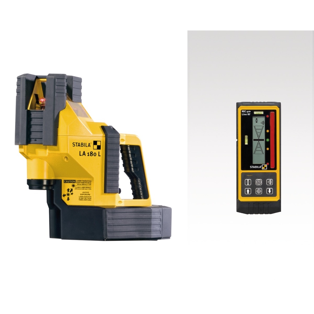 Laser multiligne STABILA LA 180 L, set de 6 pièces - 18044