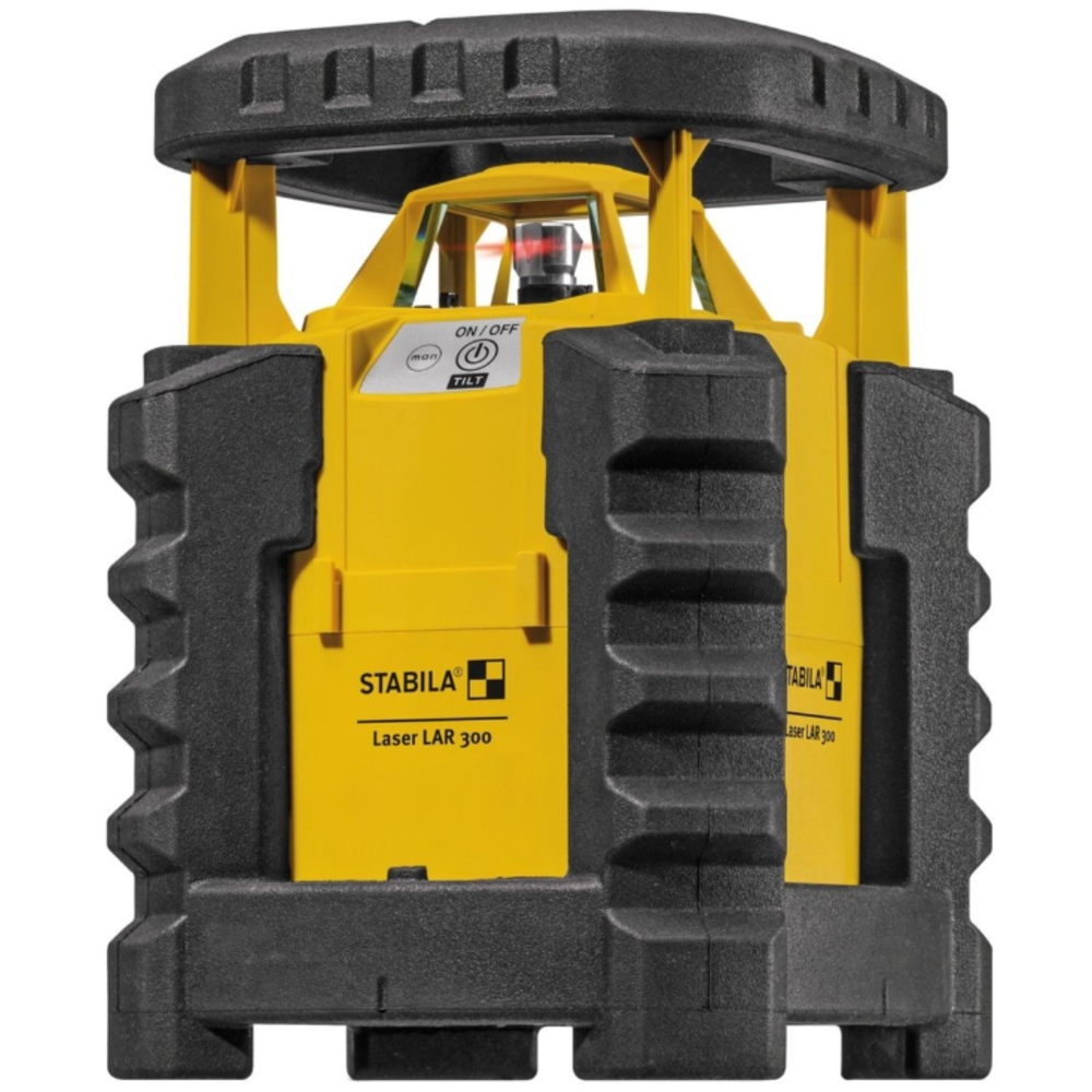 Laser rotatif STABILA LAR 350 à inclinaison manuelle (2 axes), set de 7 pièces - 19019