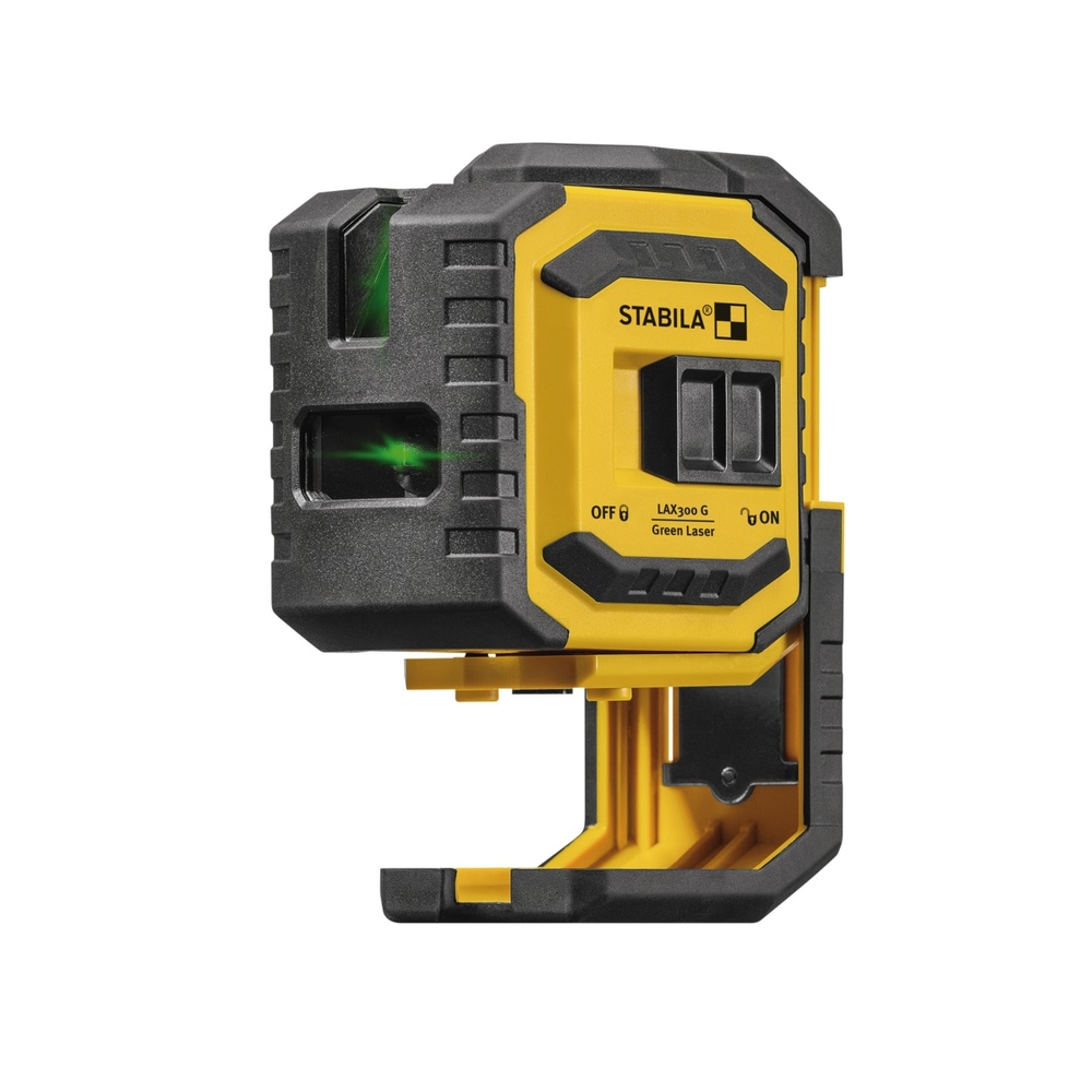 Laser lignes croisées et aplomb STABILA LAX 300 G, set de 4 pièces - 19033