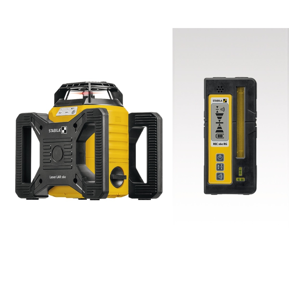 Laser rotatif STABILA LAR 160, set de 5 pièces - 19157