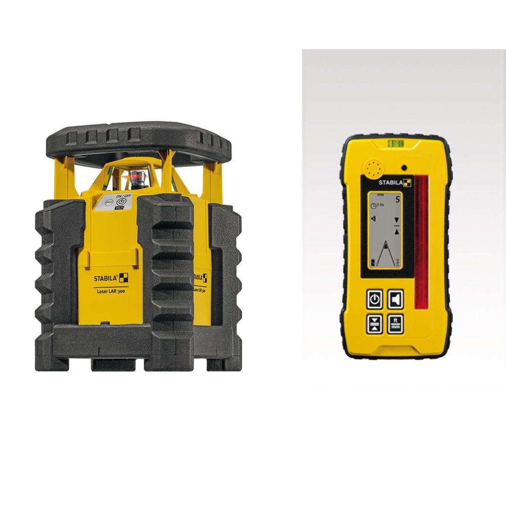 Laser rotatif STABILA LAR 300, set de 3 pièces - 19270