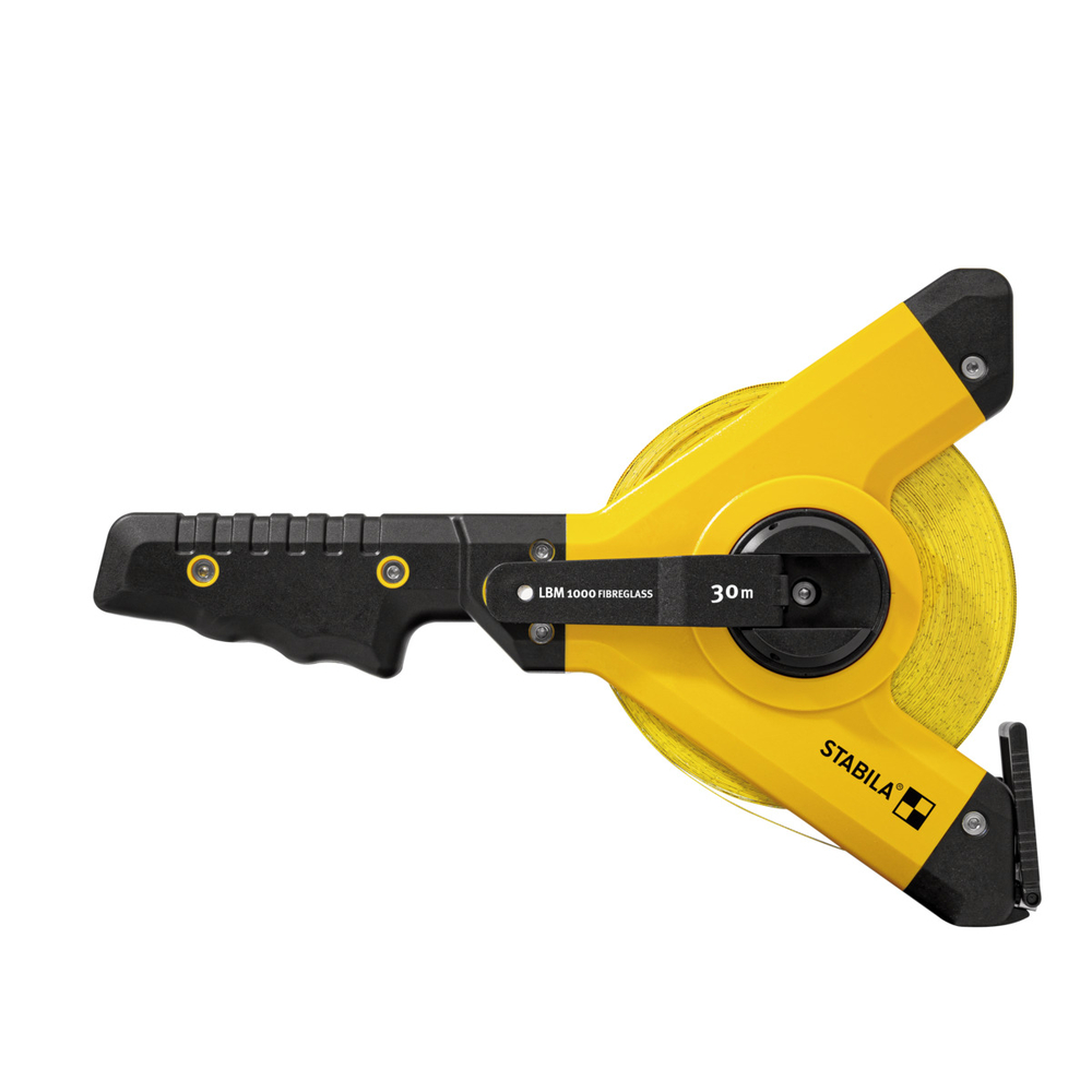 Mètre-ruban à cadre 30 m, LBM 1000 STABILA, ruban fibre de verre - 19662