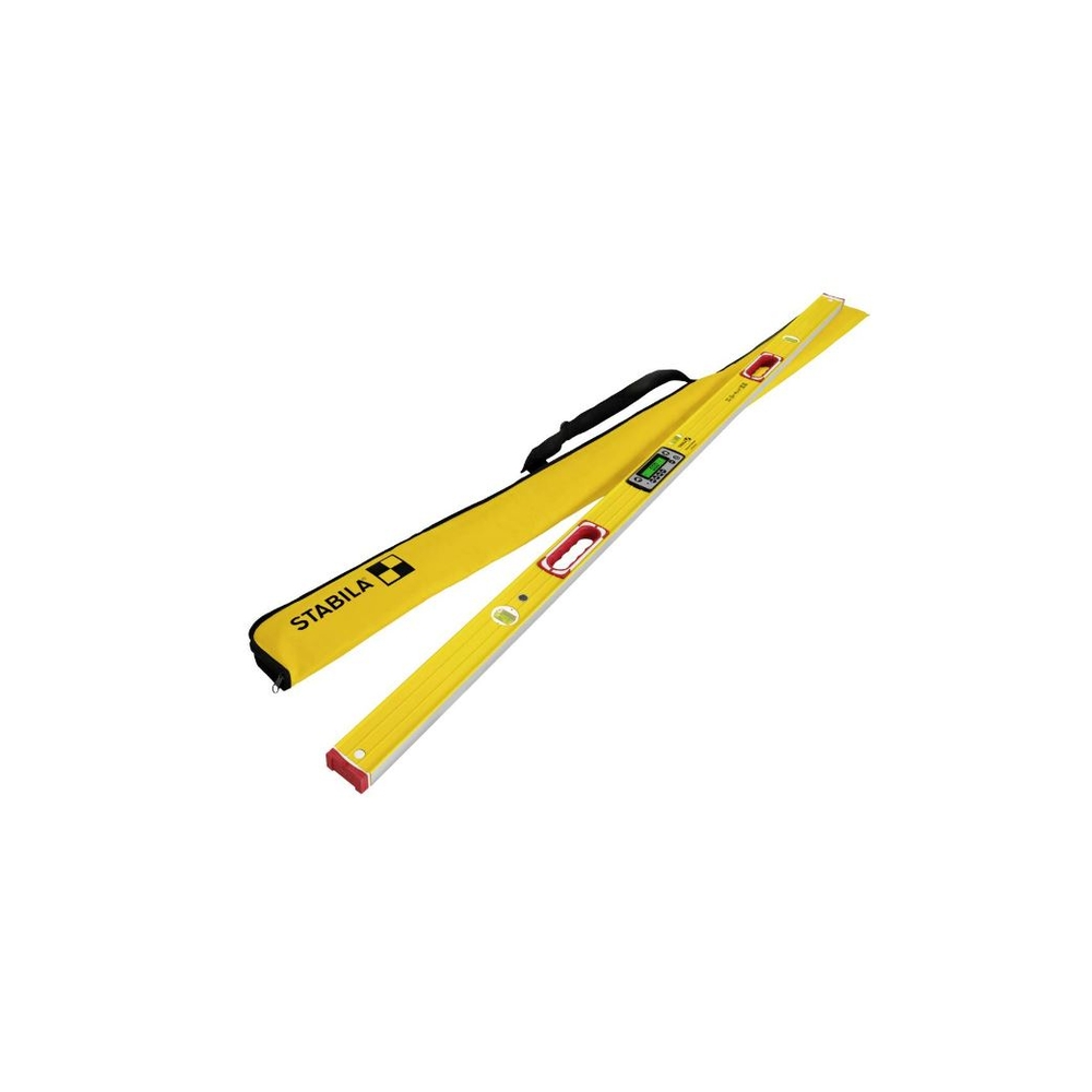 Niveau à bulle numérique STABILA TECH 196 DL - 183cm avec sacoche - 19824