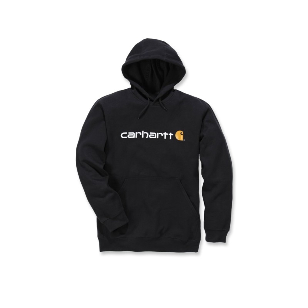 Sweat Signature Logo Noir - 001 - CARHARTT - 100074