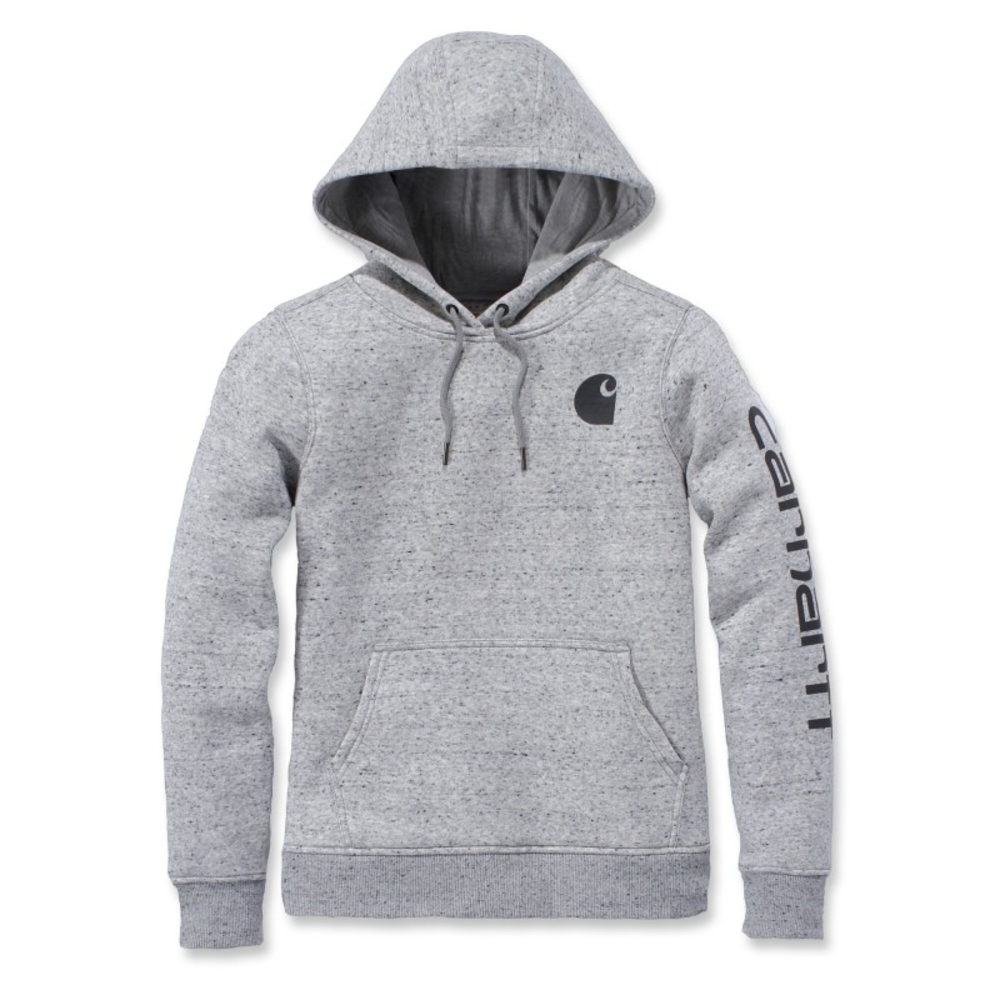 Sweat Femme SWEAT À CAPUCHE GRAPHIQUE AVEC MANCHES LOGO Gris - E07 - CARHARTT - 102791