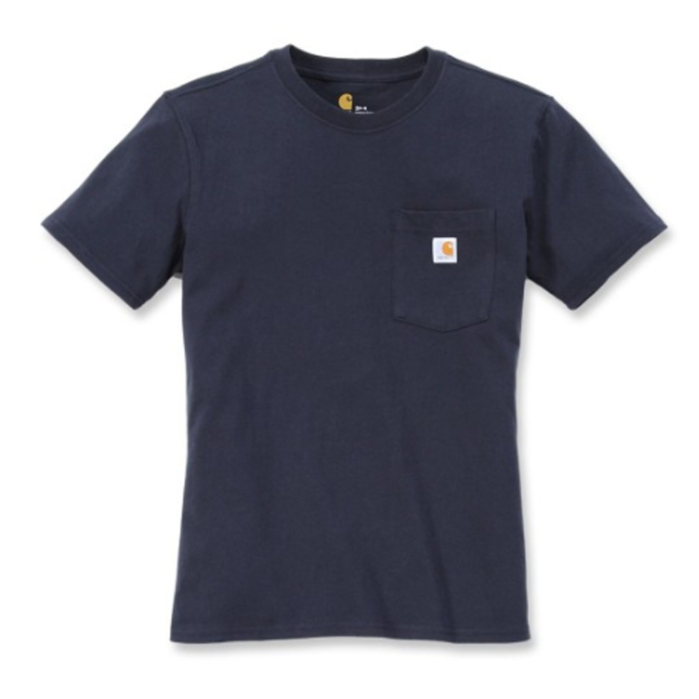 T-shirt Femme WORKW POCKET Manches Courtes Bleu 412 - CARHARTT - 103067