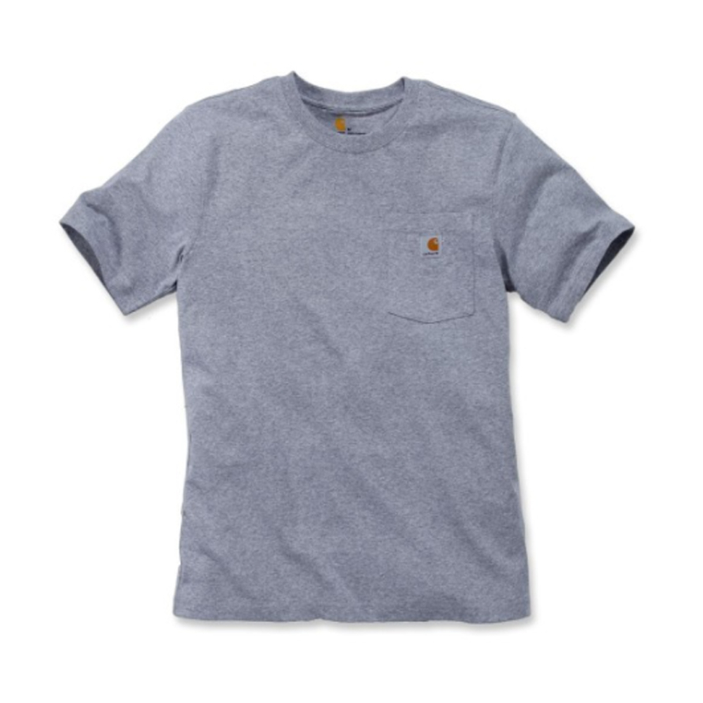 T-shirt Workw Pocket Manches Courtes Gris 034 - CARHARTT - 103296