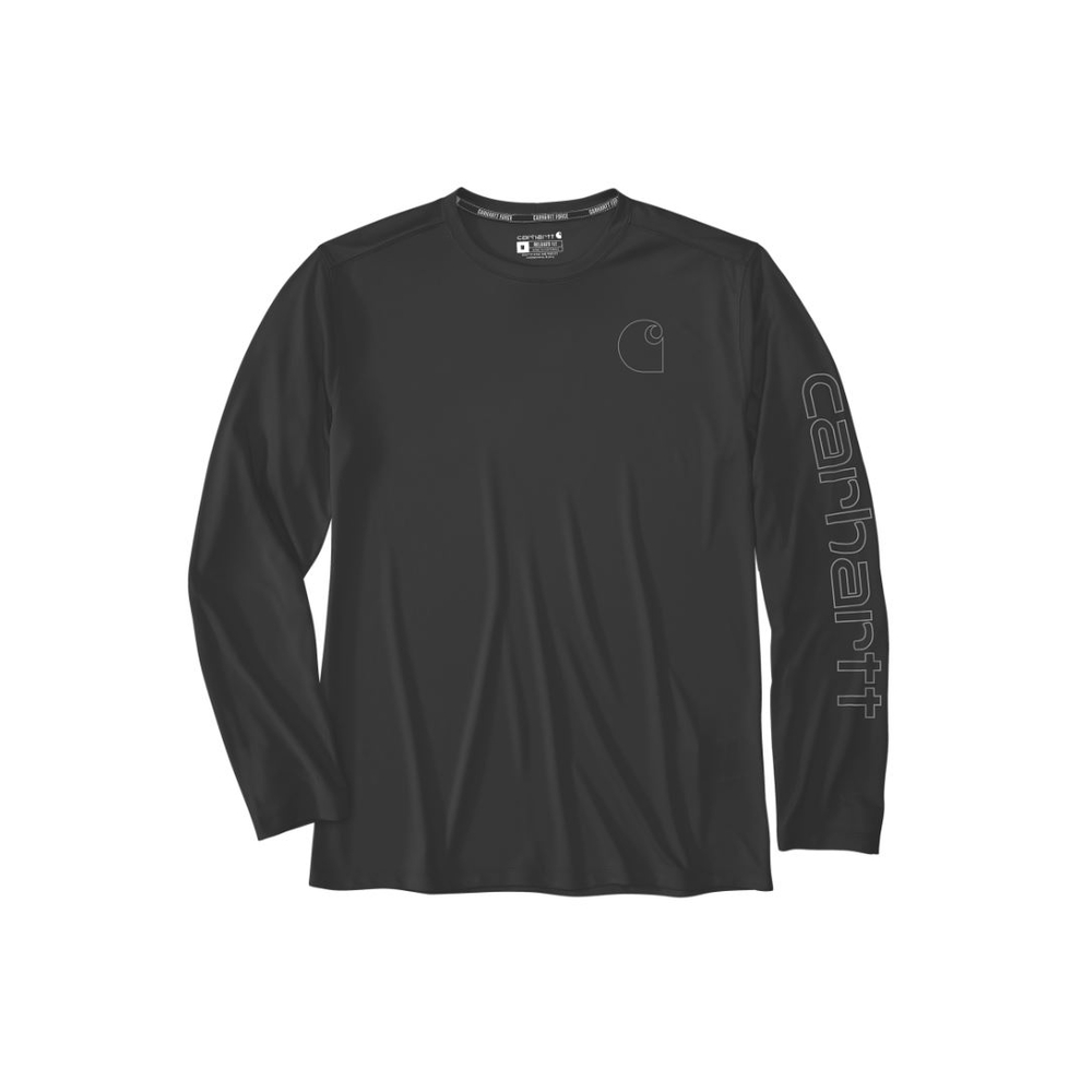 T-shirt Force Sun Defender Manches Longues - Noir N04 - CARHARTT - 107202