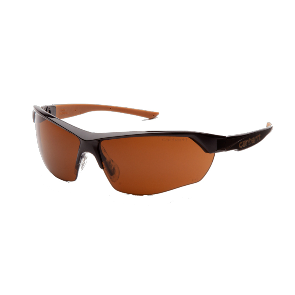 Lunettes de sécurité à branches à demi-cliquet Marron BRZ - CARHARTT - EGB11DT
