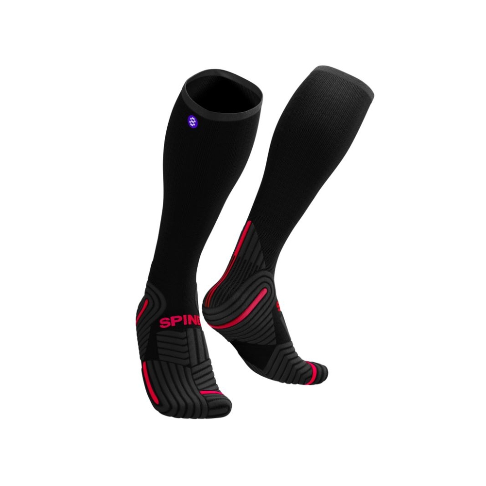 Chaussettes FR Pro Coupe Longue - Noir/Rouge BLR - SPINE - FRSKSPROLC