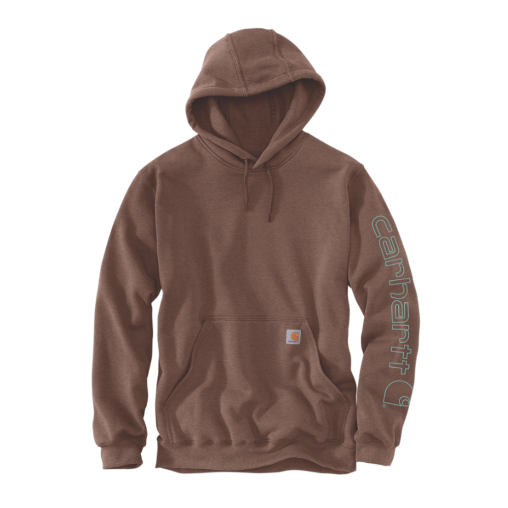 Sweat à capuche avec logo à manches Marron B86 - CARHARTT - K288