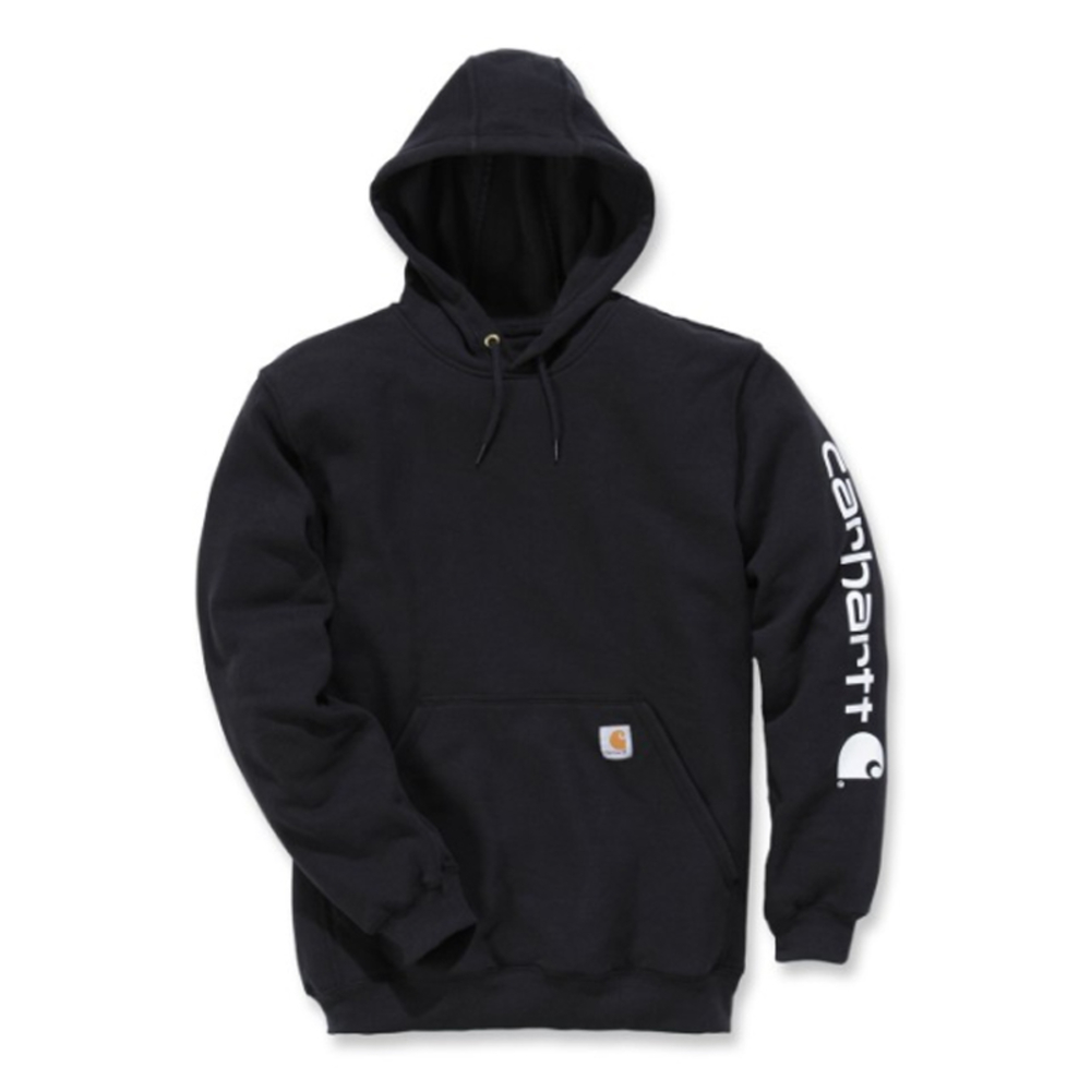 Sweat à capuche avec logo à manches Noir - BLK - CARHARTT - K288