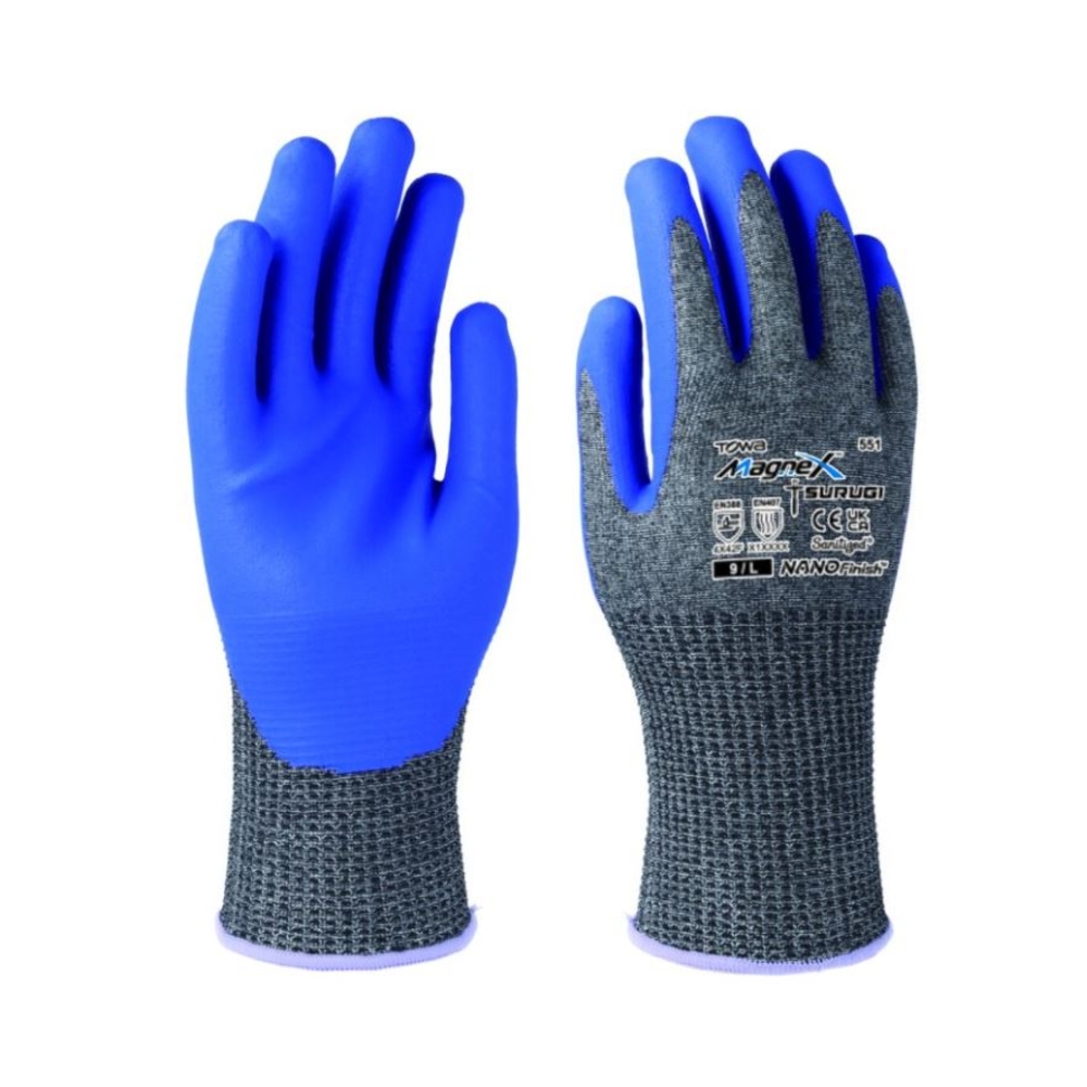 Gant Magnex Tsurugi 551 - Gris/Bleu GBL - TOWA - MT551