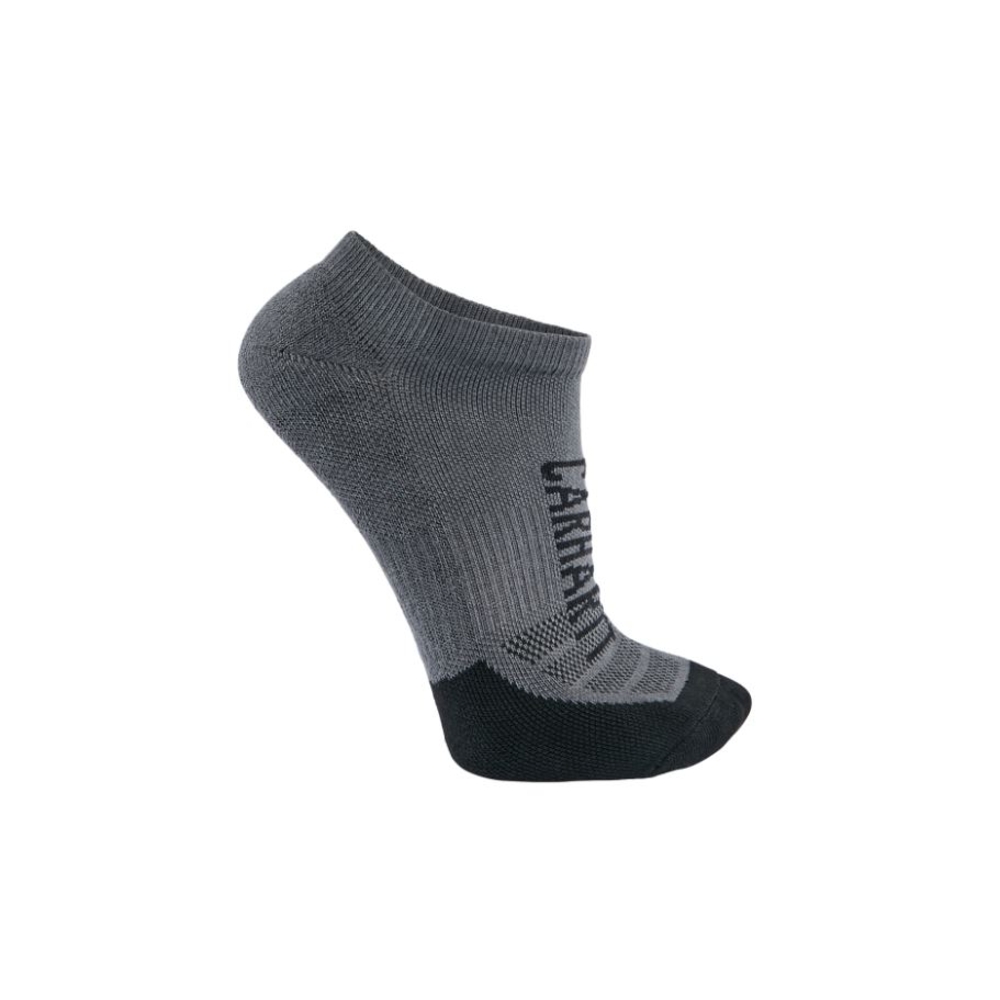 Chaussettes FORCE LOGO LOW CUT (3PAIRES) Gris - CARHARTT - SL9953M