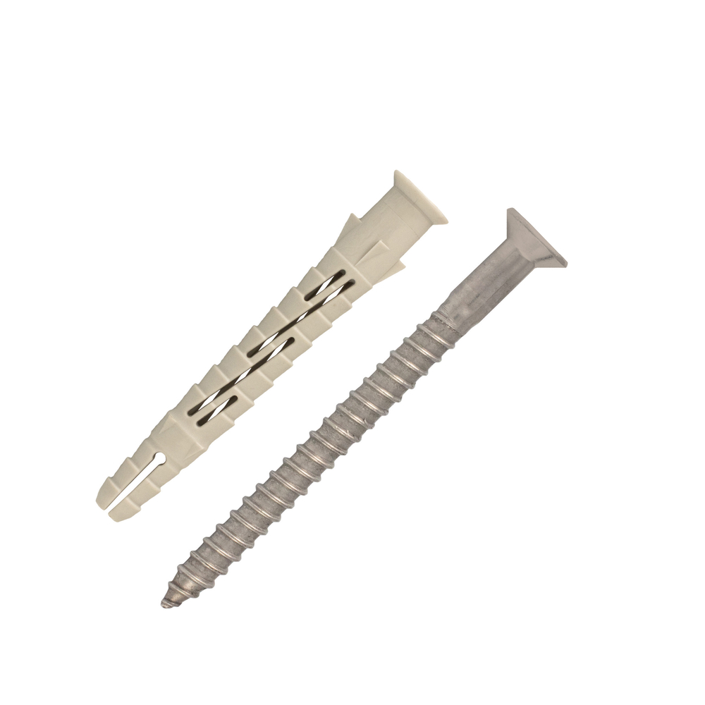 50 chevilles longue expansion nylon - vis tf - INOX a4 - Ø10x80mm - SCELL-IT - A4-G-L10080-BC