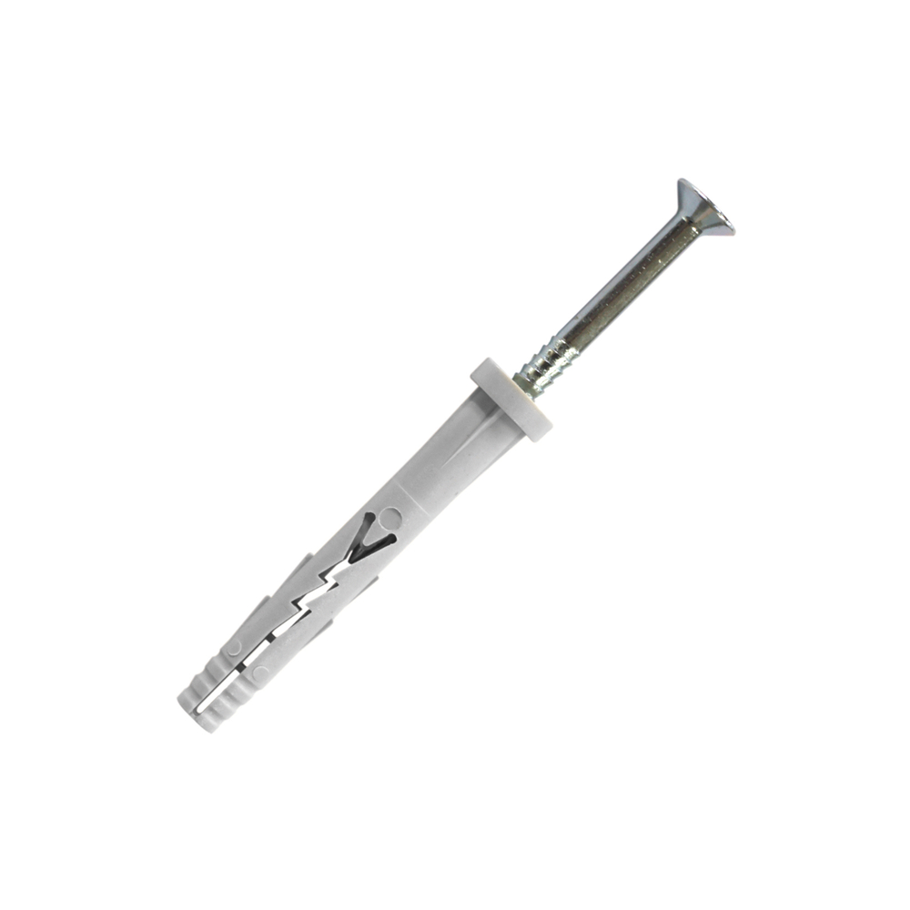 100 chevilles à frapper tête plate - clou INOX A4 - Ø8x75mm - SCELL-IT - A4-YZP8075-BC