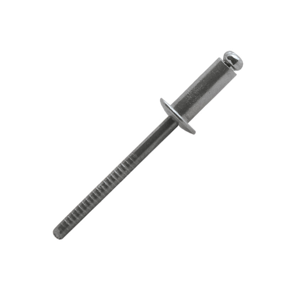 500 rivets standards à aluminium/inox A2 à tête plate à Ø4,8x12mm - SCELL-IT - AND4812-BC