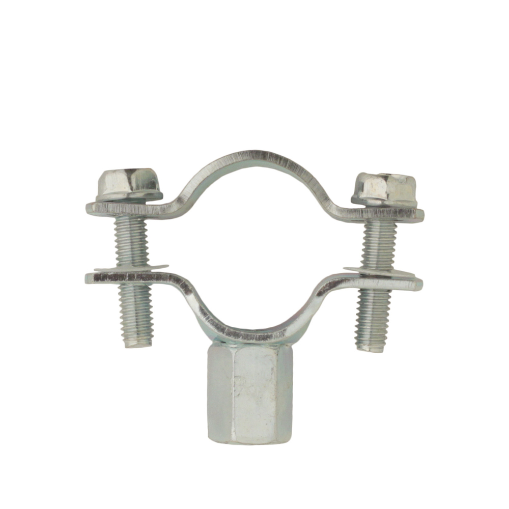 50 colliers double embase acier zingué - classique - M8-M10 - SCELL-IT - BEMET1110