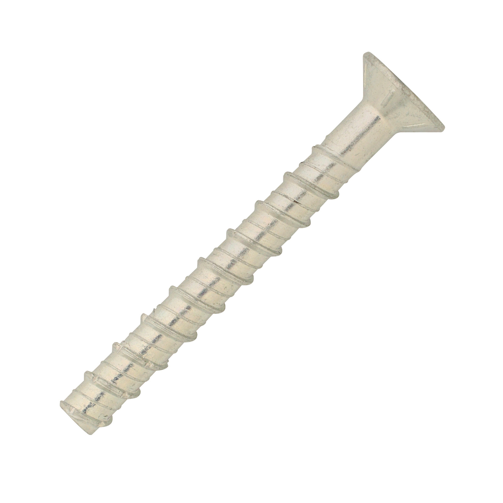 50 vis béton tête fraisée - acier zingué - Ø6x70mm - SCELL-IT - BTF06070