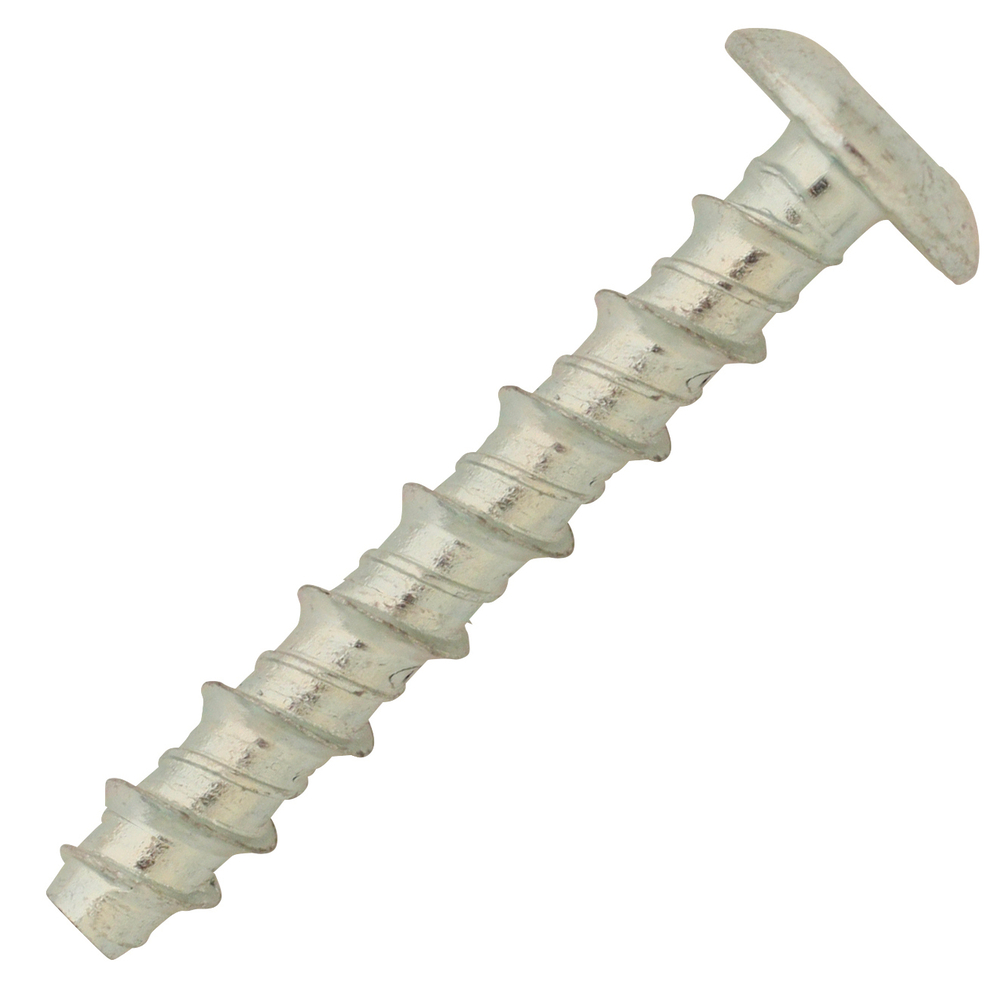 100 vis béton tête cylindrique - acier zingué - Ø6x60mm - SCELL-IT - BT-P-06060